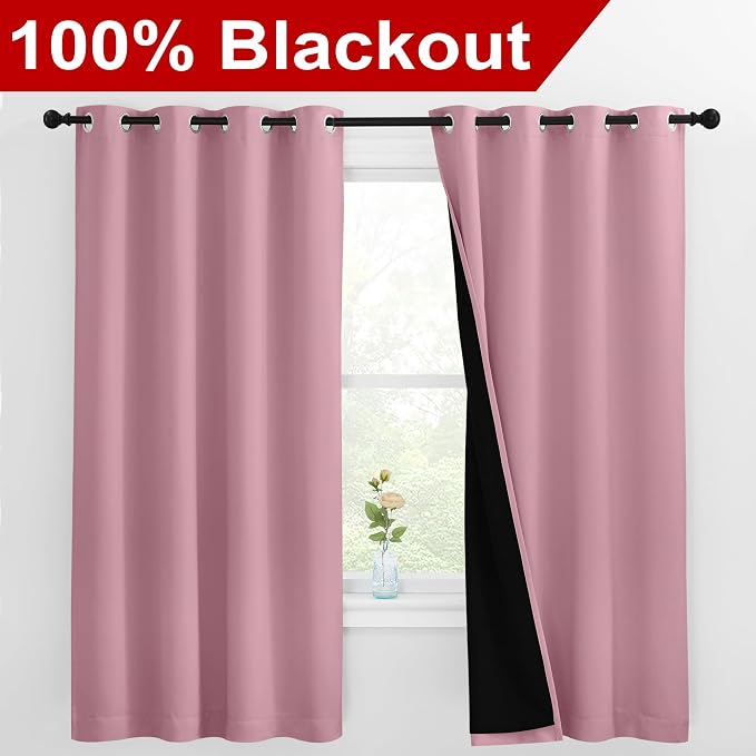 NICETOWN 100% Blackout Curtains - Image 2