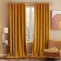 MIULEE Velvet Curtains 90 inches 2 Panels by MIULEE