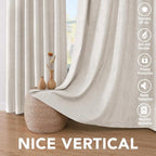 H.VERSAILTEX Linen Curtains 100% Blackout Curtains - Image 7