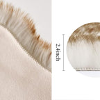 MIULEE 3x5 Feet Faux Fur Sheepskin Rug, Luxury Fluffy Area Rugs - Image 2