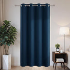 Joydeco Blackout Patio Sliding Door Curtains 108 Inches Long, Grommet Privacy by JOYDECO