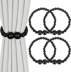 Magnetic Curtain Tiebacks, 4 Pack Curtain Holdbacks by KLOGTSINDDirect
