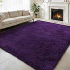 Shag Area Rug for Bedroom 4x6, Soft Fuzzy Rug Non-Shedding Indoor Plush Carpet by yulidayang