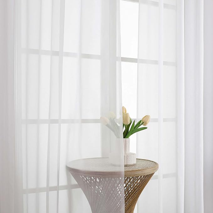 Chyhomenyc White Sheer Valances - Image 9