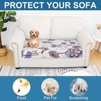 Smiry Printed Couch Cushion Covers, Stretch Soft Couch Covers - Image 7