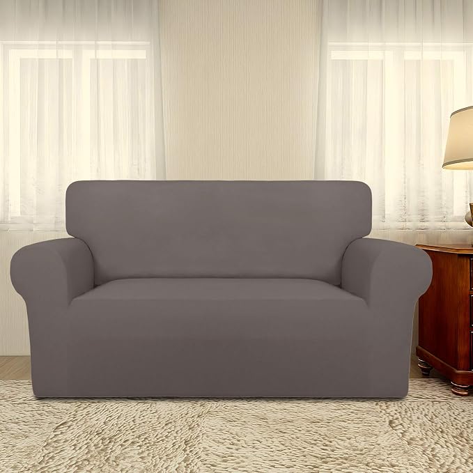 PureFit Super Stretch Sofa Slipcover – Spandex Non Slip Soft Couch Sofa Cover - Image 2