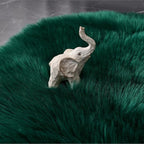 EasyJoy Ultra Soft Fluffy Shaggy Area Rug Faux Fur Rug Chair Cover Seat Pad - Image 8