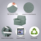 H.VERSAILTEX 2-Piece Spandex Stretch Sofa Slipcover - Image 4