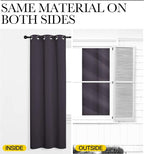 NICETOWN Room Darkening Draperies Window Curtain Panels, 2 Panels, W60 x L84 - Image 5