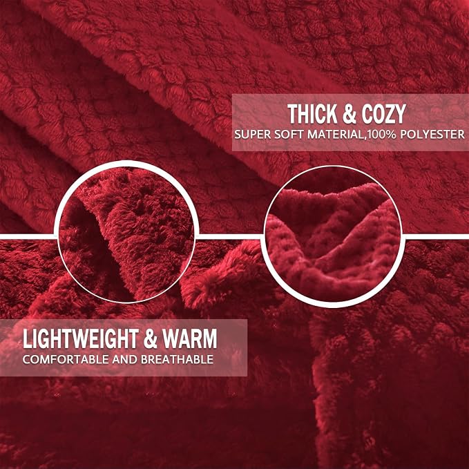 Exclusivo Mezcla Fleece Bed Blanket Twin Size, Super Soft and Warm Blankets - Image 7