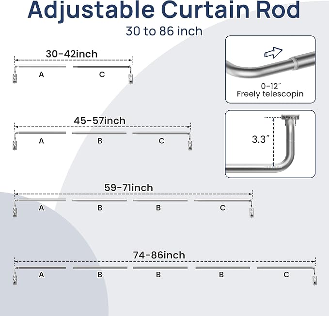 ENJOYBASICS Blackout Curtain rod - Image 5