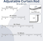 ENJOYBASICS Blackout Curtain rod - Image 5