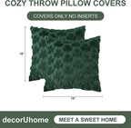 decorUhome St. Patrick’s Day Shamrock Green Pillow Covers 16x16 Inch Set of 2 - Image 8