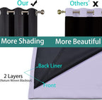 Yakamok 63 Inch Length 100% Blackout Curtains - Image 5