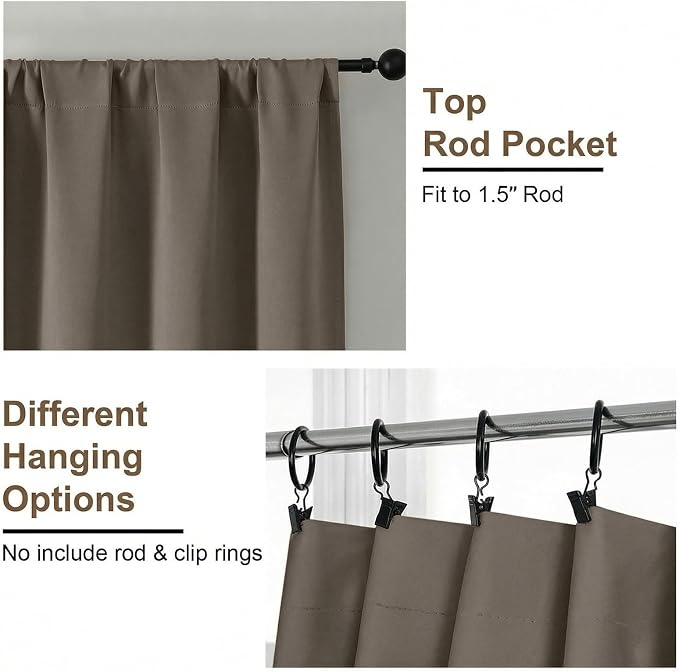 Simplebrand Blackout Extra 10ft Curtains - Image 4