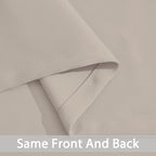 Yakamok Wide Thermal Blackout Patio Door Curtain Panel, Natural Grommet Sliding - Image 5