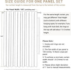 100% Blackout Shield Linen Blackout Curtains - Image 7