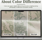 Floral Blackout Curtains Sage Green Printed Curtains Floral Blackout Curtains - Image 5