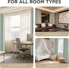 Joydeco Linen Blackout Curtains - Image 8