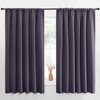 NICETOWN Blackout Curtains for Bedroom, 1 Pair, 70 by 63-inch, Window Treatment by NICETOWN