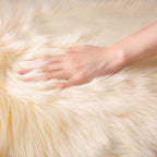 Ashler faux fur rug, Fluffy Shaggy Area Rug Ultra Soft 2.2 x 6 Feet Rectangle - Image 4