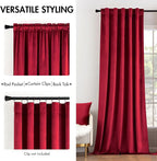 MIULEE Velvet Curtains 84 inches - Image 2