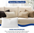MIULEE Pillow Insert 14x32 Inch, Decorative Rectangle Throw Pillow Inserts - Image 4
