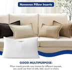MIULEE Pillow Insert 16x20 Inch, Decorative Rectangle Throw Pillow Inserts - Image 4