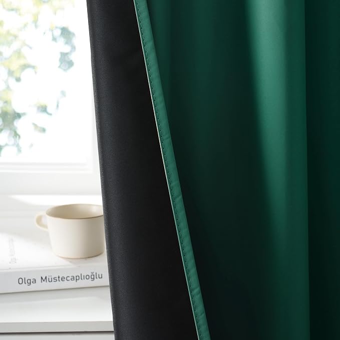 RYB HOME Bedroom Blackout Curtains 84 inches Long, 100% Blackout Thermal - Image 3