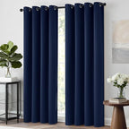 Yakamok Blackout Curtains with Grommet Thermal Insulated Room Darkening Window - Image 2