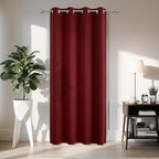 Joydeco Blackout Door Curtain for Doorway Privacy 96 Inches Long, Grommet by JOYDECO