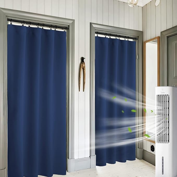RYB HOME Blackout Curtains for Bedroom Living Room 72 inches Long, Thermal - Image 5