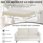 4Pcs Patio Stretch Cushion Covers, Outdoor Sofa Replacement Cover Slipcovers - Image 2