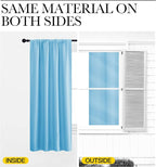 NICETOWN 2 Panels Blackout Curtains, Rod Pocket Thermal Insulated Drapes 84 - Image 7