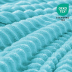 BEDELITE Fleece Blanket Twin Size – 3D Ribbed Jacquard Soft and Warm Decorative - Image 3