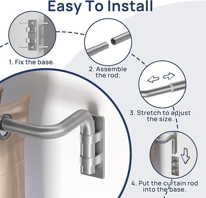 ENJOYBASICS Blackout Curtain rod - Image 4