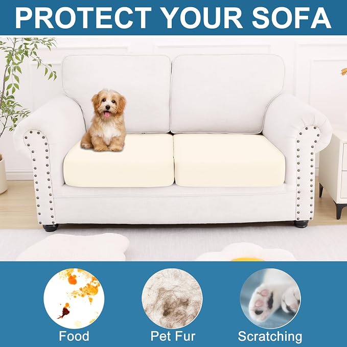 Smiry Printed Couch Cushion Covers, Stretch Soft Couch Covers - Image 7