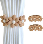 SRG Sunflower Curtain Tiebacks-2 Pack | Curtain Holdbacks by SRG