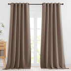 NICETOWN Blackout Sliding Door Curtains 2 Panels 102 inches Length by NICETOWN