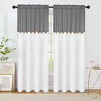FRAMICS Farmhouse Cotton Linen Curtains by FRAMICS