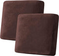 H.VERSAILTEX Velvet Stretch Couch Cushion Cover Plush Cushion Slipcover by HVERSAILTEX