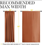 NICETOWN 2 Panels Blackout Curtains, Rod Pocket Thermal Insulated Drapess - Image 6