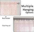 OWENIE Furman Sheer Curtains 84 inches Long - Image 5