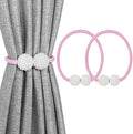 Melaluxe 2 Pack Magnetic Curtain Tiebacks, Decorative Curtain Holdbacks by Melaluxe