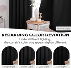 Deconovo Blackout Curtains 84 Inches Long, 52x84 Inch, Room Darkening Curtains - Image 6