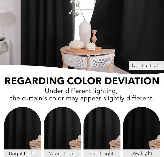 Deconovo Blackout Curtains 84 Inches Long, 52x84 Inch, Room Darkening Curtains - Image 6