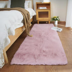 Ghouse Ultra Soft Faux Rabbit Fur Rug, Machine Washable Area Rugs - Image 2