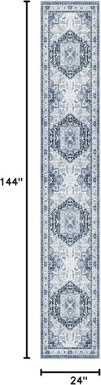 Madane Runner Rugs for Hallway 2x12 Extra Long Washable Non-Slip Hallway Runner - Image 2