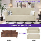 ZNSAYOTX Oversized Super Stretch Couch Cover, New Striped Sofa Covers - Image 2
