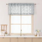 Chyhomenyc Light Grey Sheer Valances by Chyhomenyc